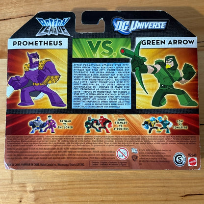 DC Universe Action League Prometheus vs Green Arrow 2011 New Sealed