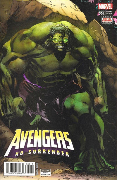 Avengers (2017) #682 2nd Printing Izaakse Hulk Variant Cover