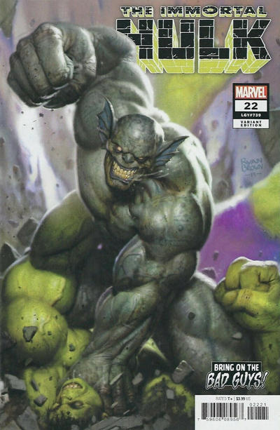 The Immortal Hulk (2018) #22 Ryan Brown Bring On The Bad Guys Variant