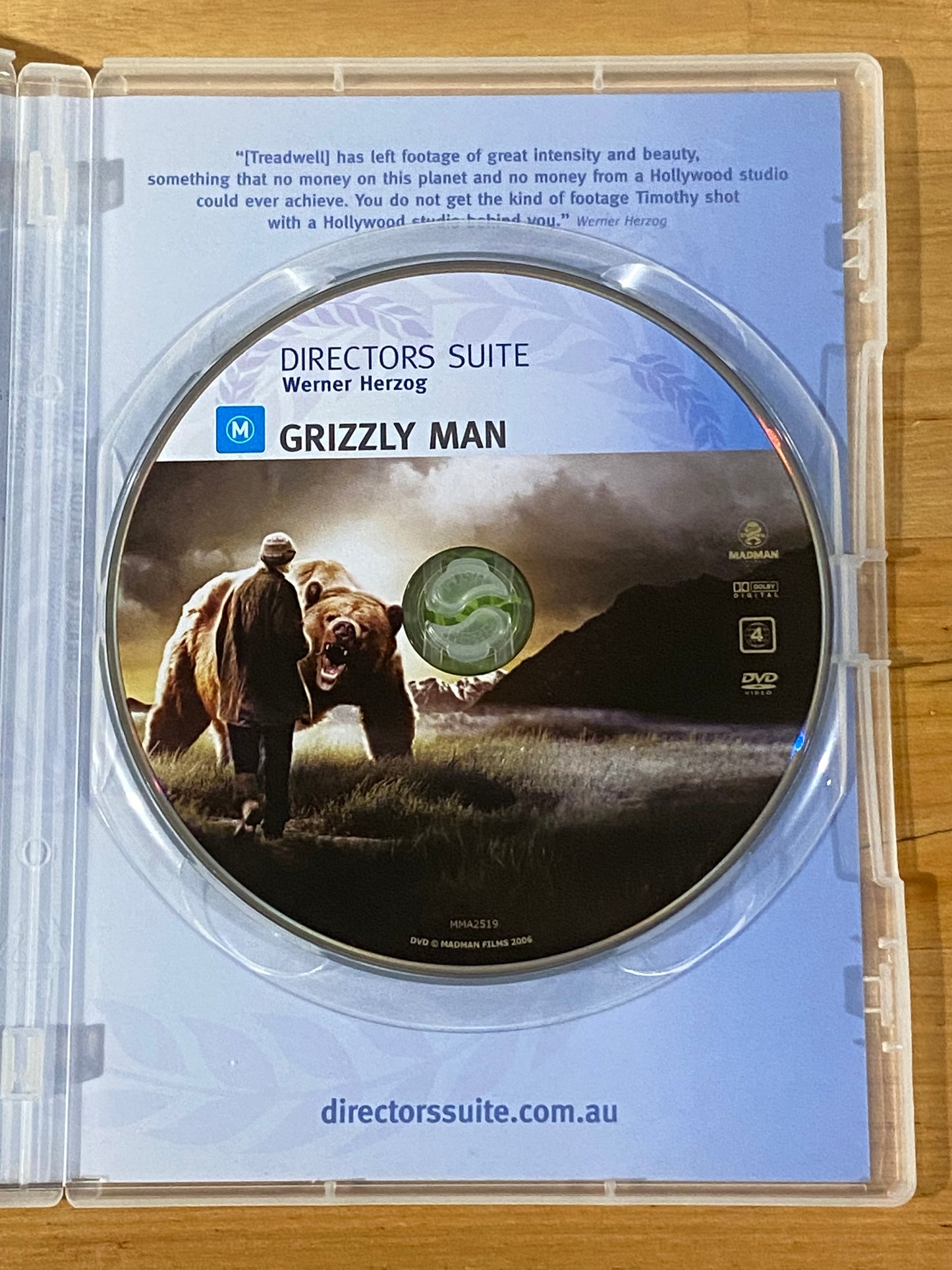 Grizzly Man DVD Werner Herzog Director's Suite PAL 4 VGC