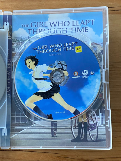 The Girl Who Leapt Through Time DVD Anime 2-Disc Set PAL 4 VGC