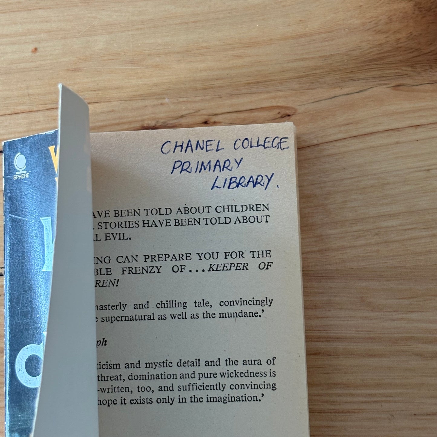 Keeper of the Children by William H. Hallahan Paperback Vintage