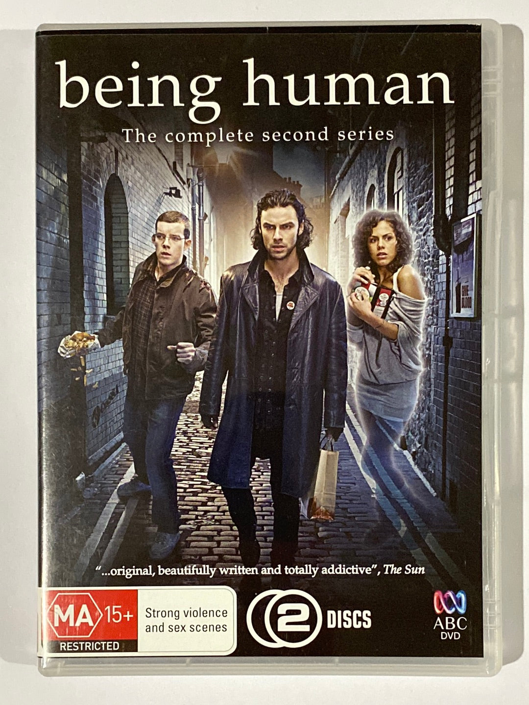 Being Human Series 1-4 DVD 2-Disc Set British Supernatural Drama PAL 4 VGC