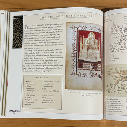 The Illuminated Alphabet by Timothy Noan Paperback Calligraphy 1994 GD