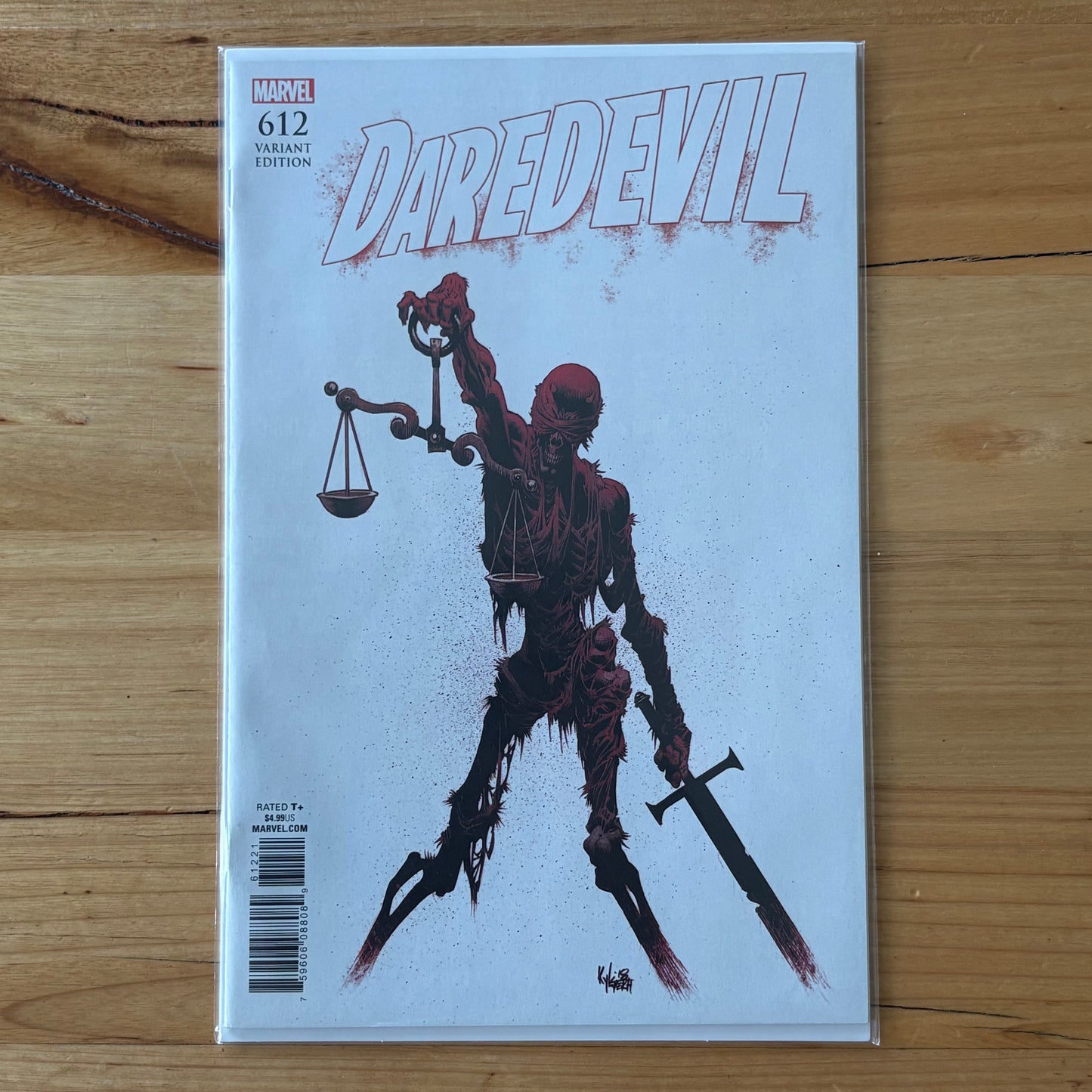 Daredevil (2016) #612 Kyle Hotz Variant Cover