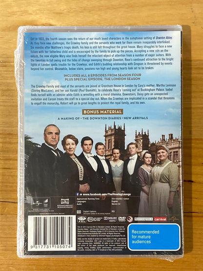 Downton Abbey Season 3 & 4 DVD PAL 2,4,5 4-Disc Set Brand New Sealed