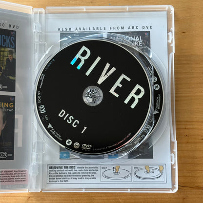 River Stellan Skarsgård Nicola Walker DVD Drama 2-Disc PAL 4 VGC
