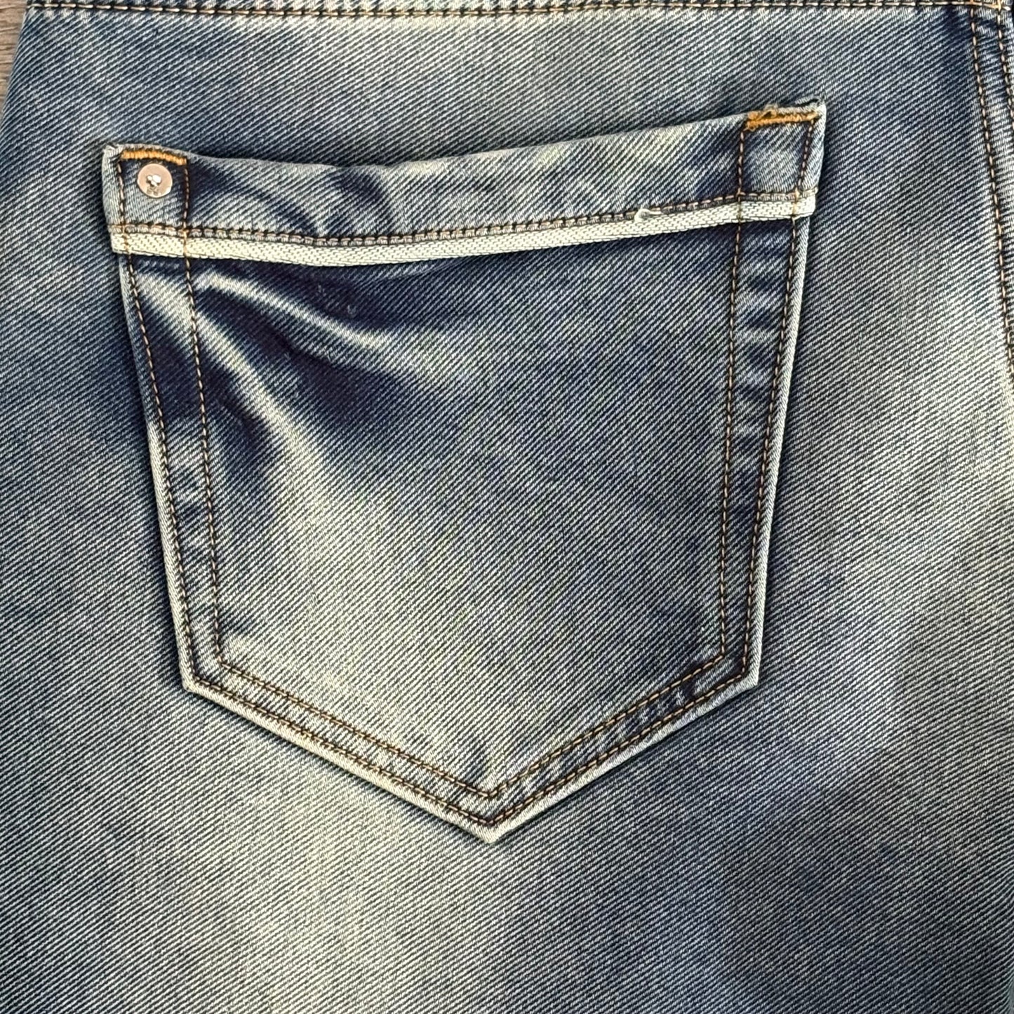 Super Nine Mens W 36 L 27 Denim Blue Jeans NWT