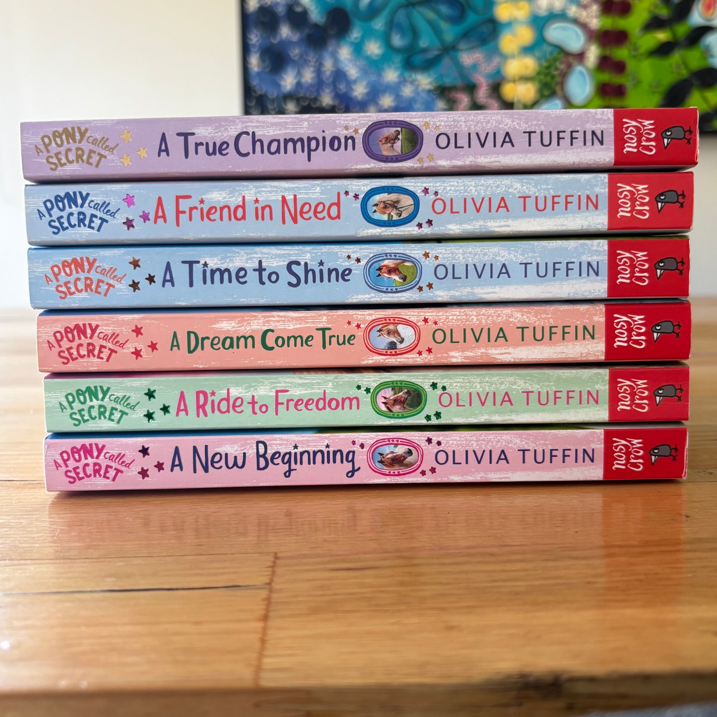 A Pony Called Secret Olivia Tuffin Bundle of 6 Paperbacks GD