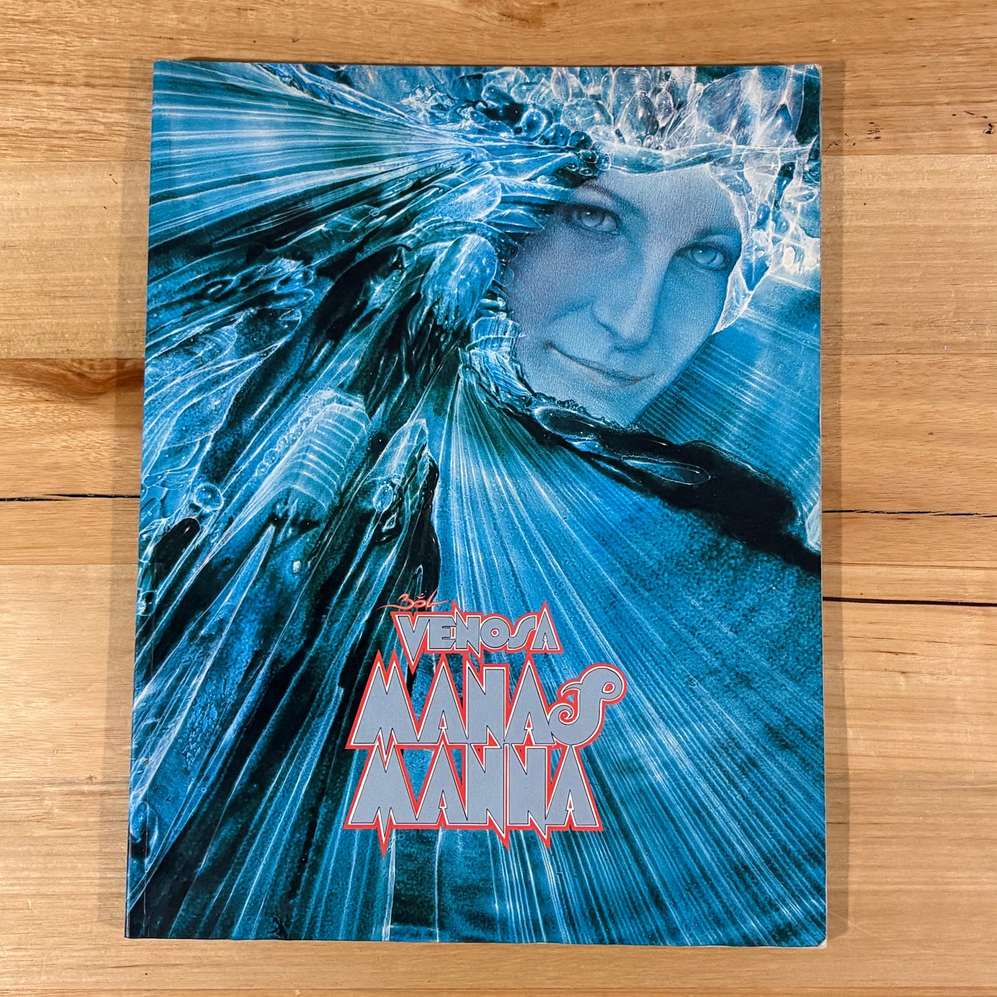 Bob Venosa Manas Manna Futurist Art Paperback 1978 GD