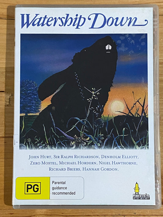 Watership Down DVD British Animated PAL ALL VGC