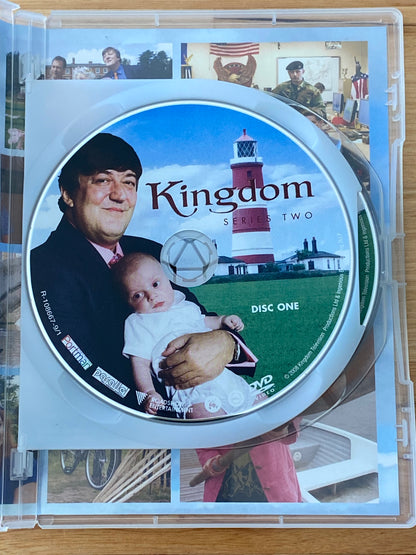 Kingdom Series 1-3 Complete Set DVD Stephen Fry BBC PAL 4 VGC