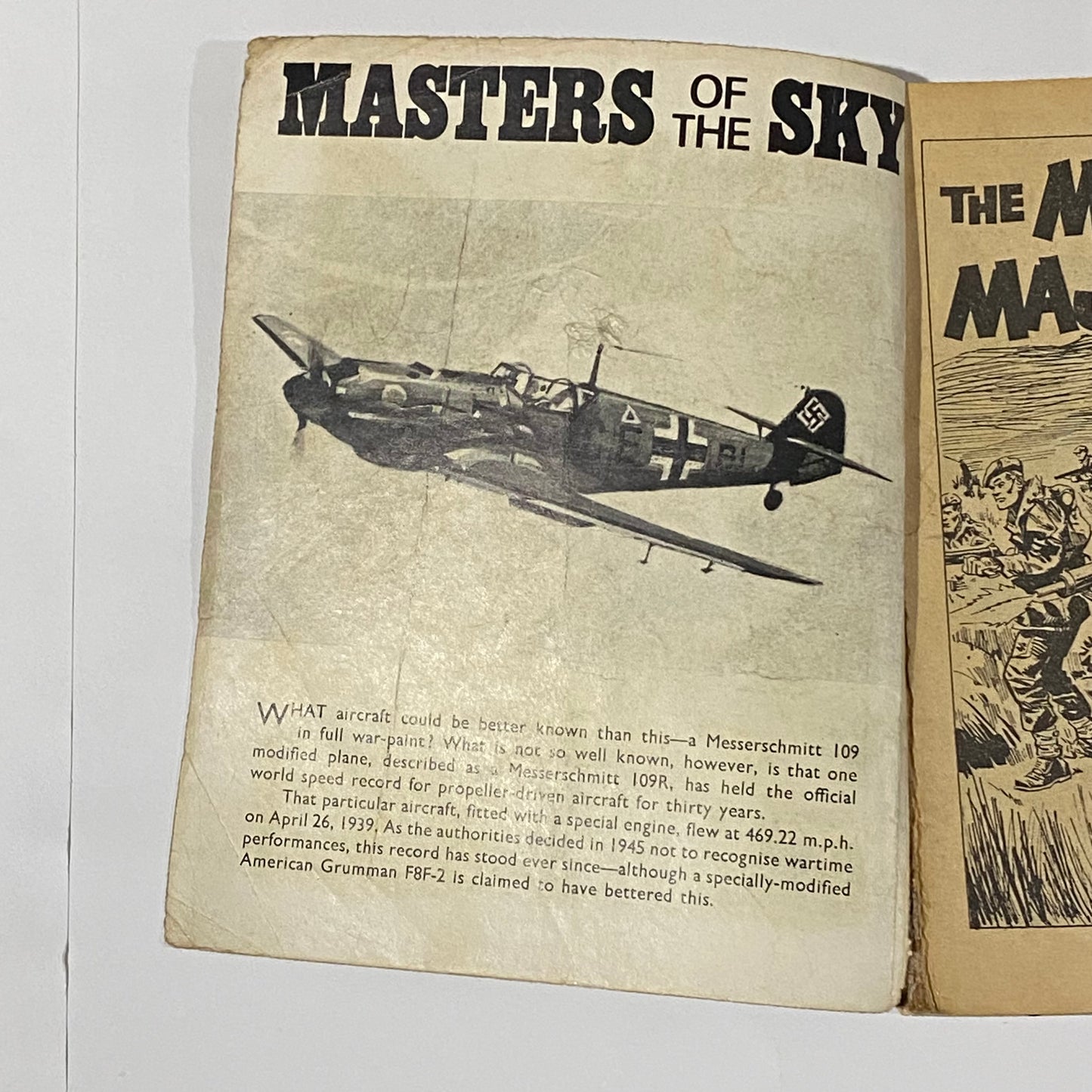 Commando War Comic #477 The Mad Major 1970