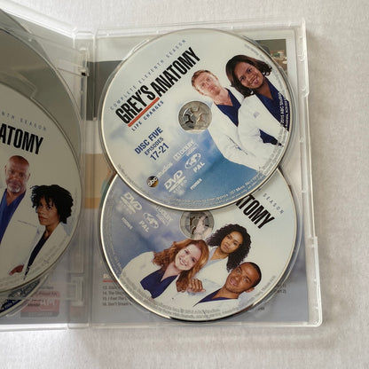 Grey's Anatomy Seasons 11-12 DVD Complete 6-Disc Sets VGC