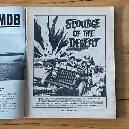 Commando War Comic #663 Scourge Of The Desert 1972