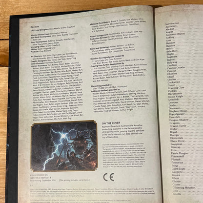 Dungeons & Dragons Monster Manual Hardcover 2014 1st Printing GD