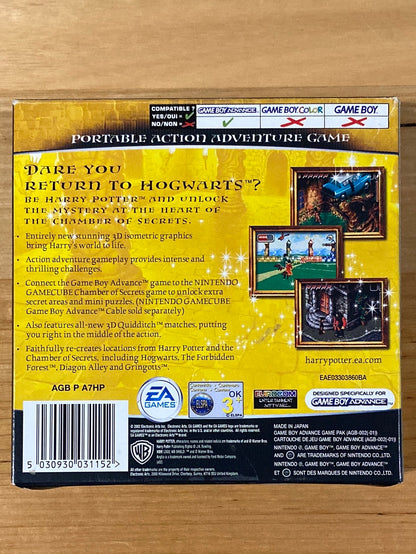 Harry Potter and the Chamber of Secrets, Game Boy Advance, With Manual, VGC