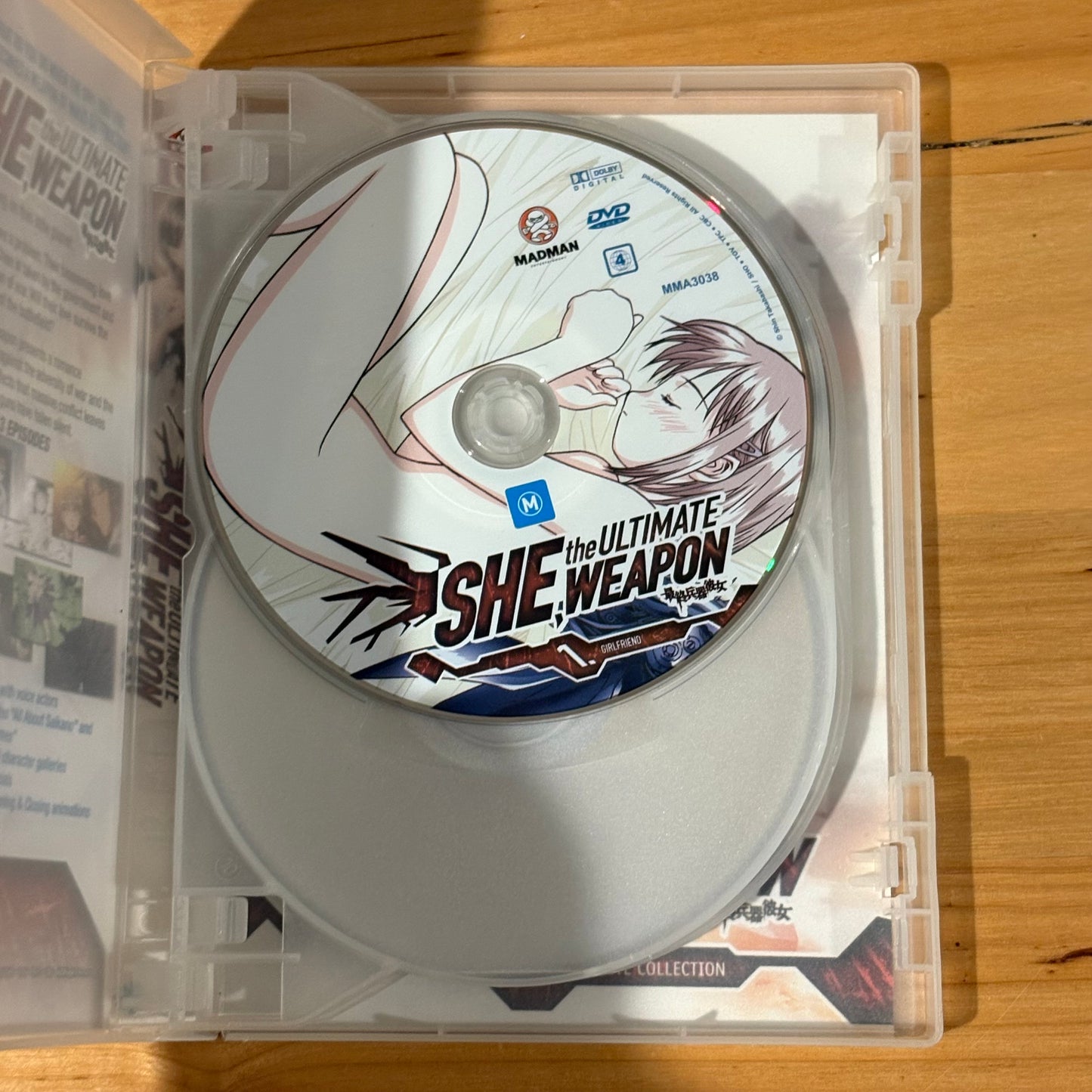 She, The Ultimate Weapon Complete Collection Anime DVD 4-Disc PAL 4 VGC