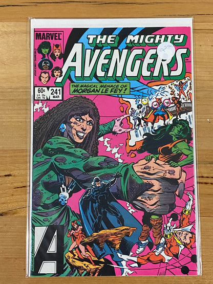 The Avengers #240-249 Comics Complete Set 1984 Average Grade FN