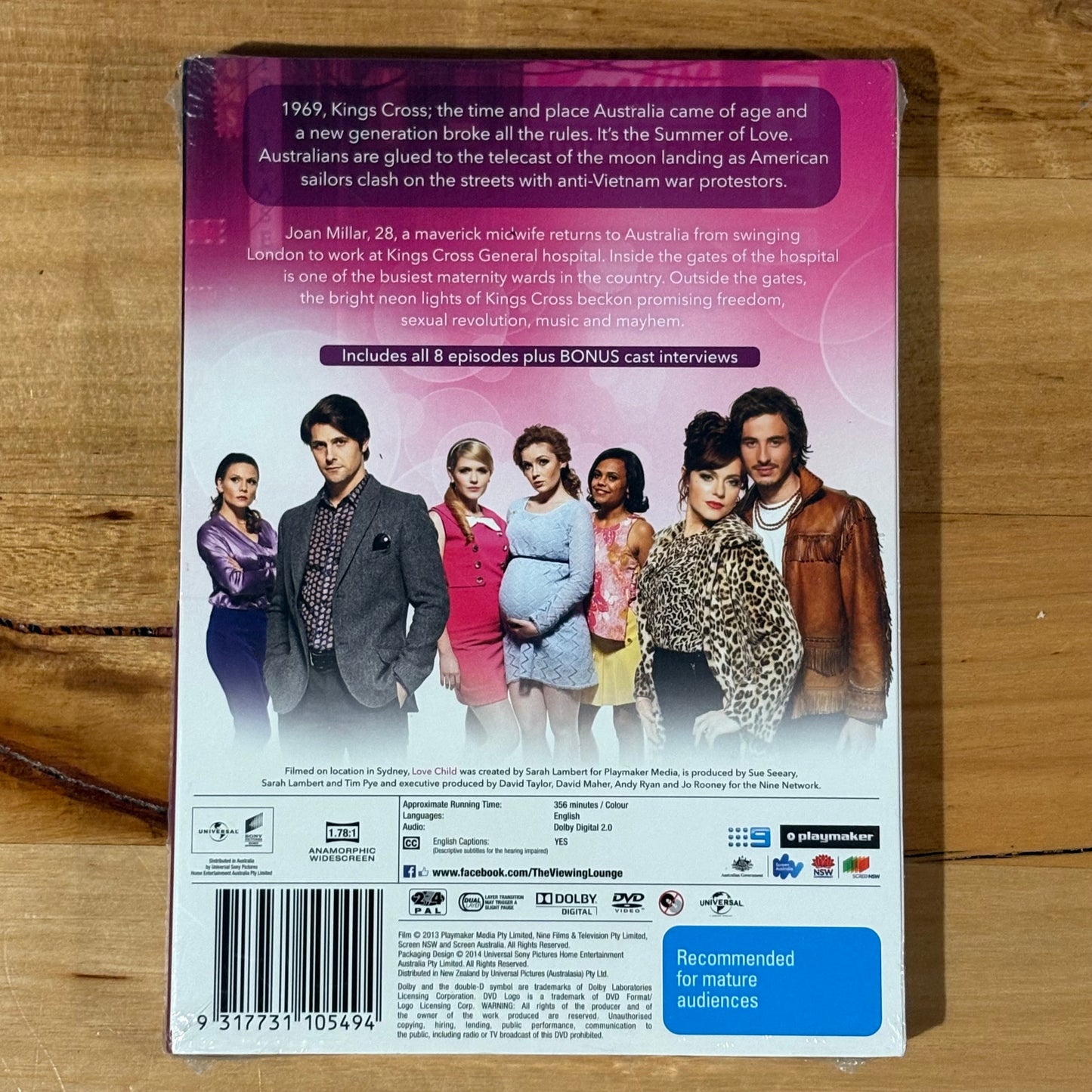 Love Child Series 1-4 DVD Complete Set PAL 4 Seasons 1,3 & 4 are SEALED