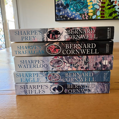 Sharpe Bernard Cornwell Historical Military Bundle of 10 Paperbacks VGC