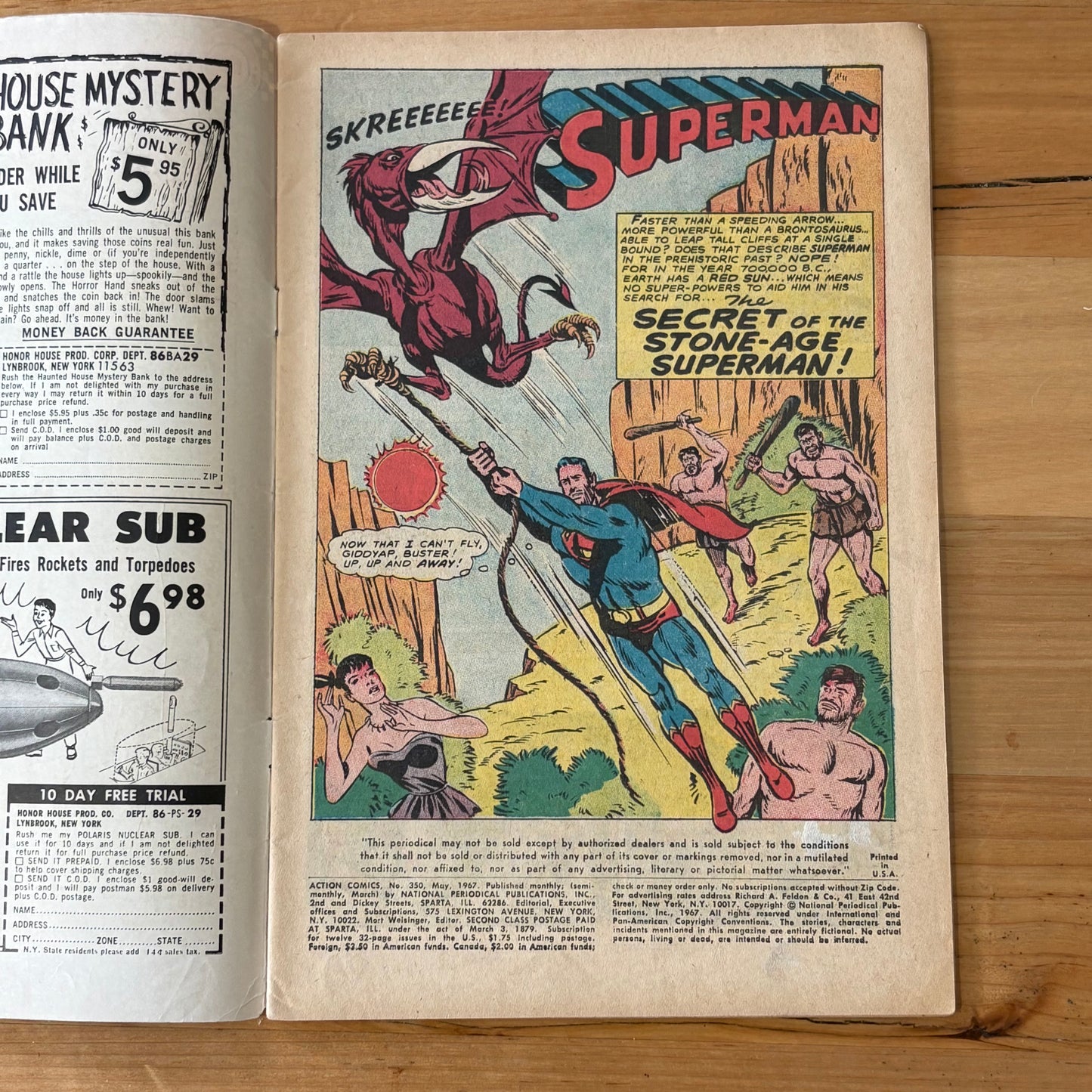 Action Comics (1938) #350 FR DC Comics Silver Age