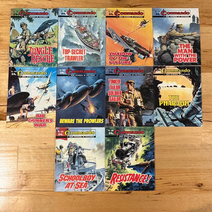 Commando War Comics 1981-1990 Complete Set DC Thomson GD