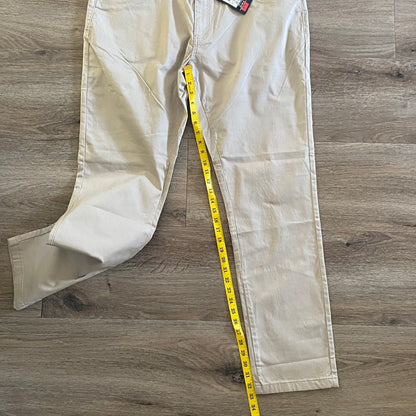 Tarocash Men’s Chinos Putty Sz 42-inch Waist Regular Zip Fly New With Tags