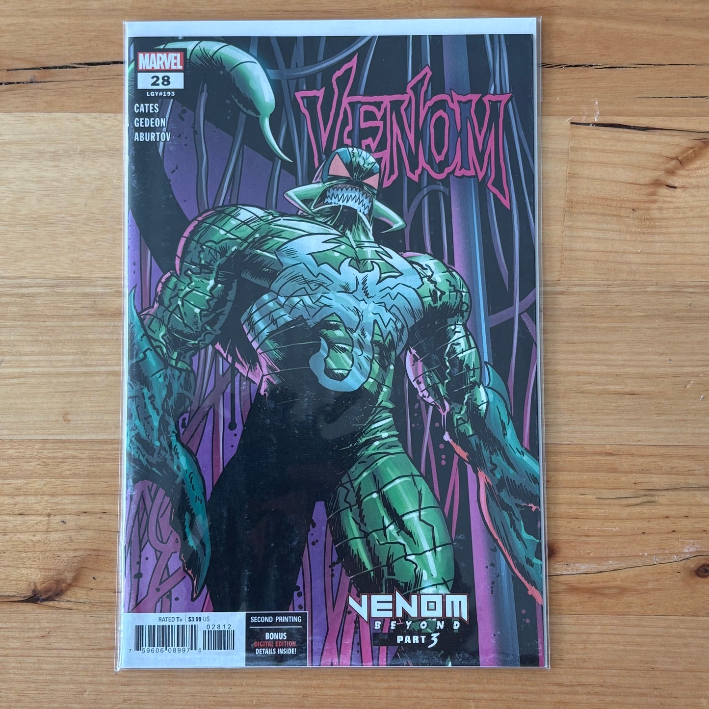 Venom (2018) #28 2nd Printing Variant Cover