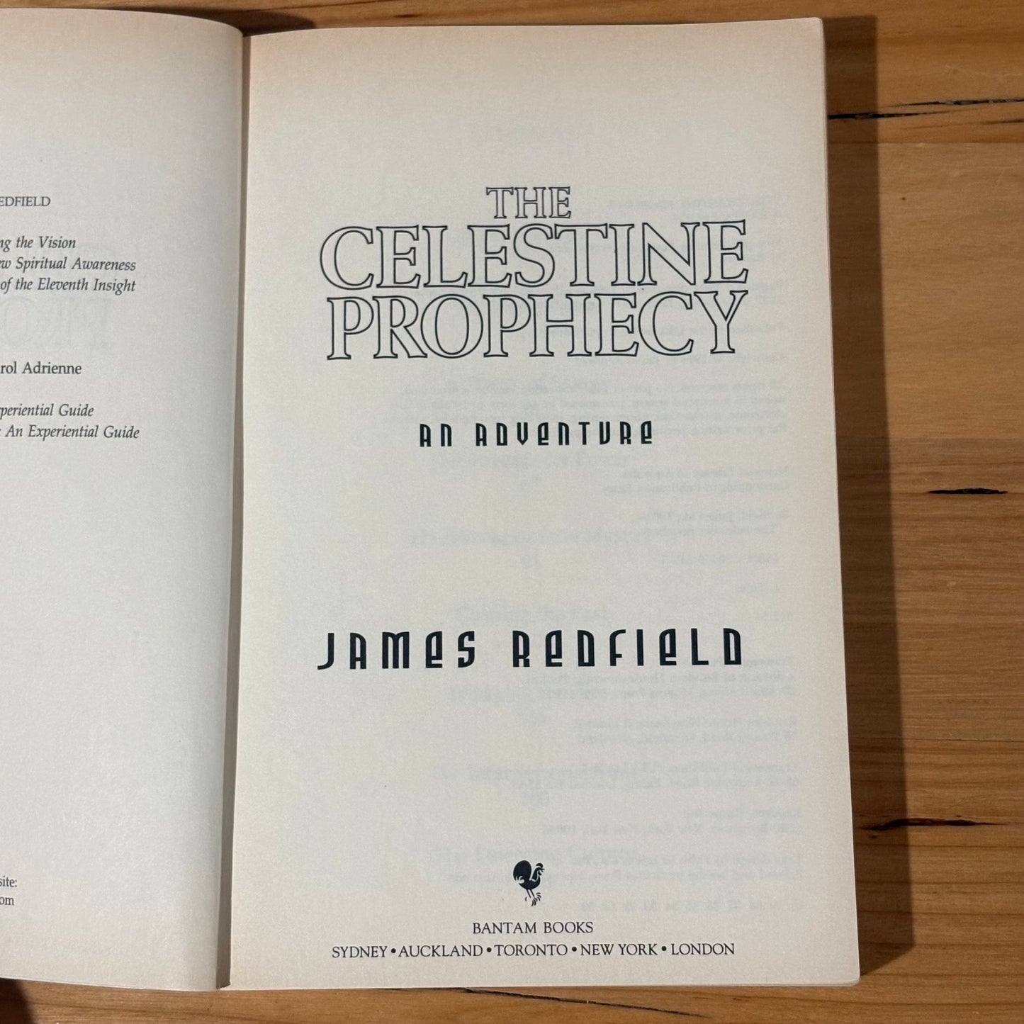 The Celestine Prophecy An Adventure by James Redfield Paperback 2000 GD