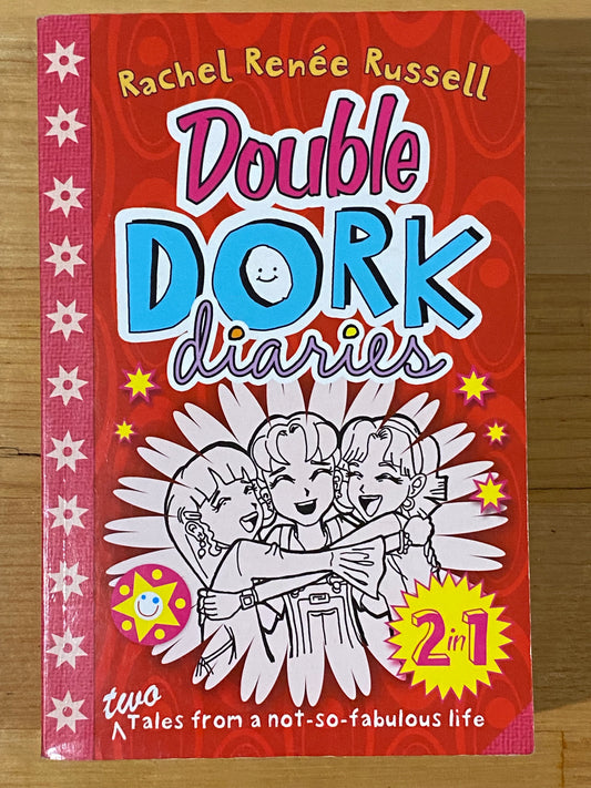 Double Dork Diaries & Double Dork Diaries 2 Rachel Renée Russell Paperback GD