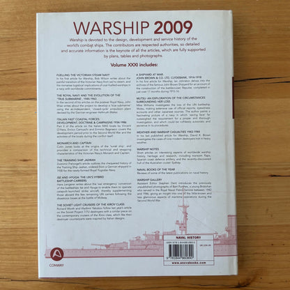 Warship 2008 and 2009 2 Book Bundle Conway Hardcover Maritime History GD