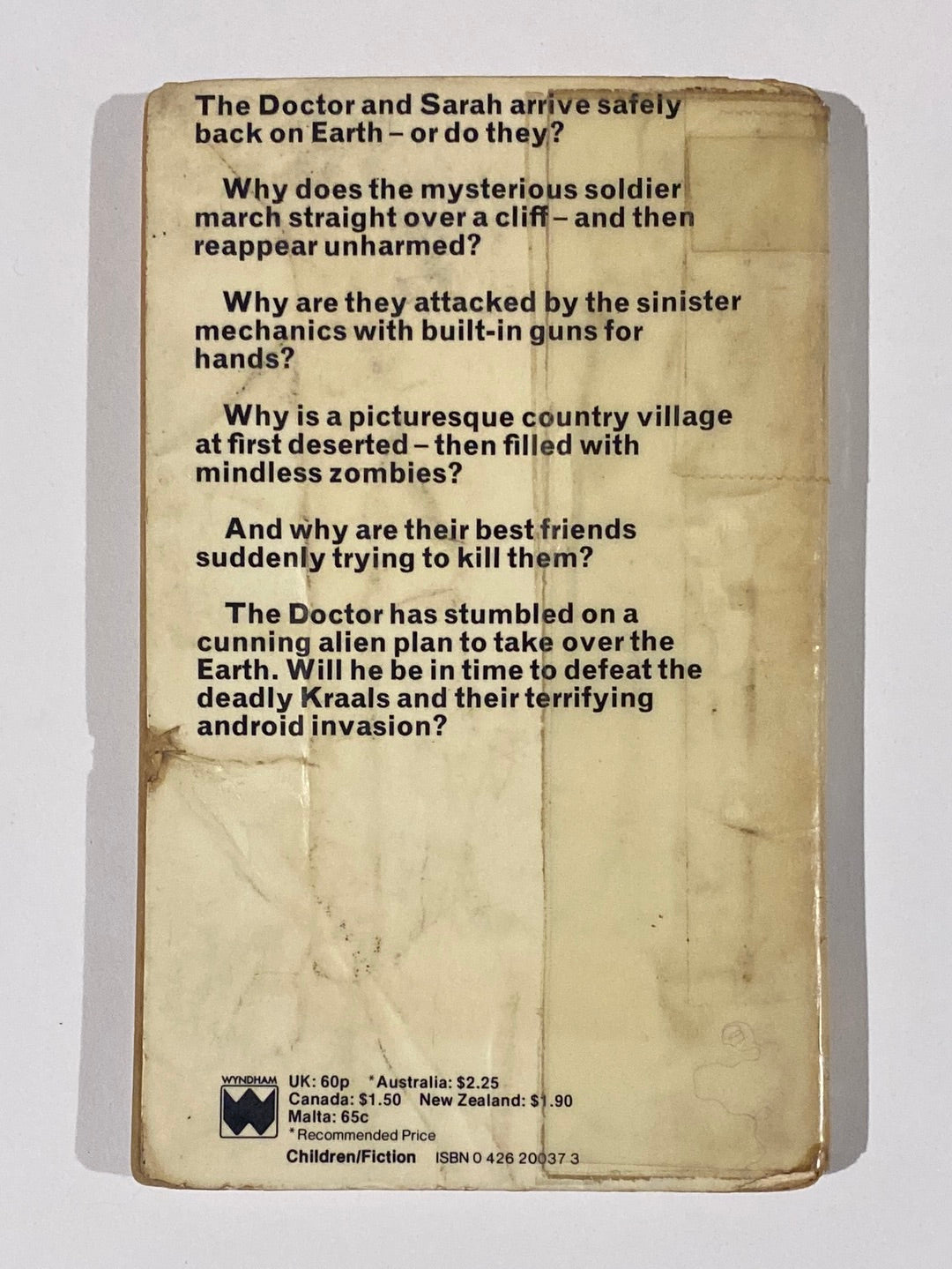 Doctor Who 10 Paperbacks Target Books 1980s VGC Bundle 5