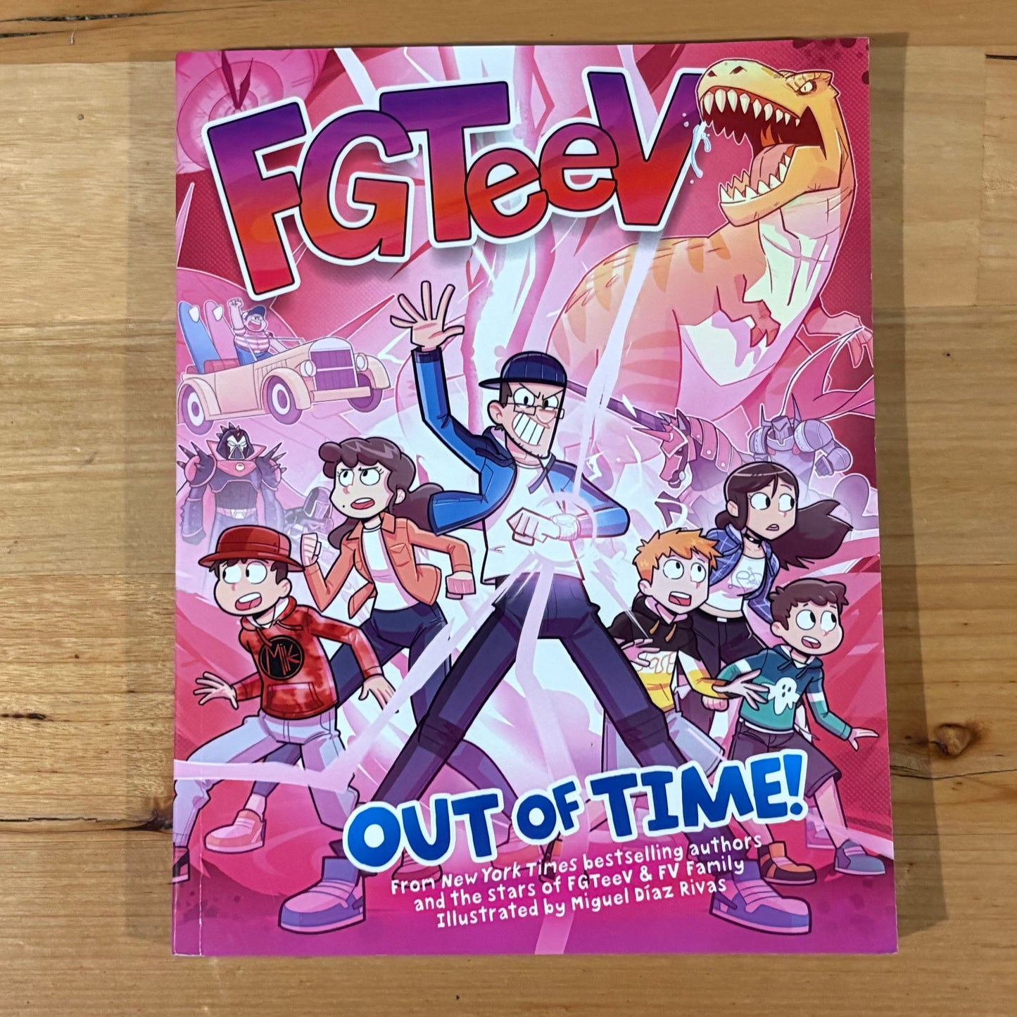 FGTeeV Out Of Time! Saves The World! Into The Game Graphic Novel Bundle