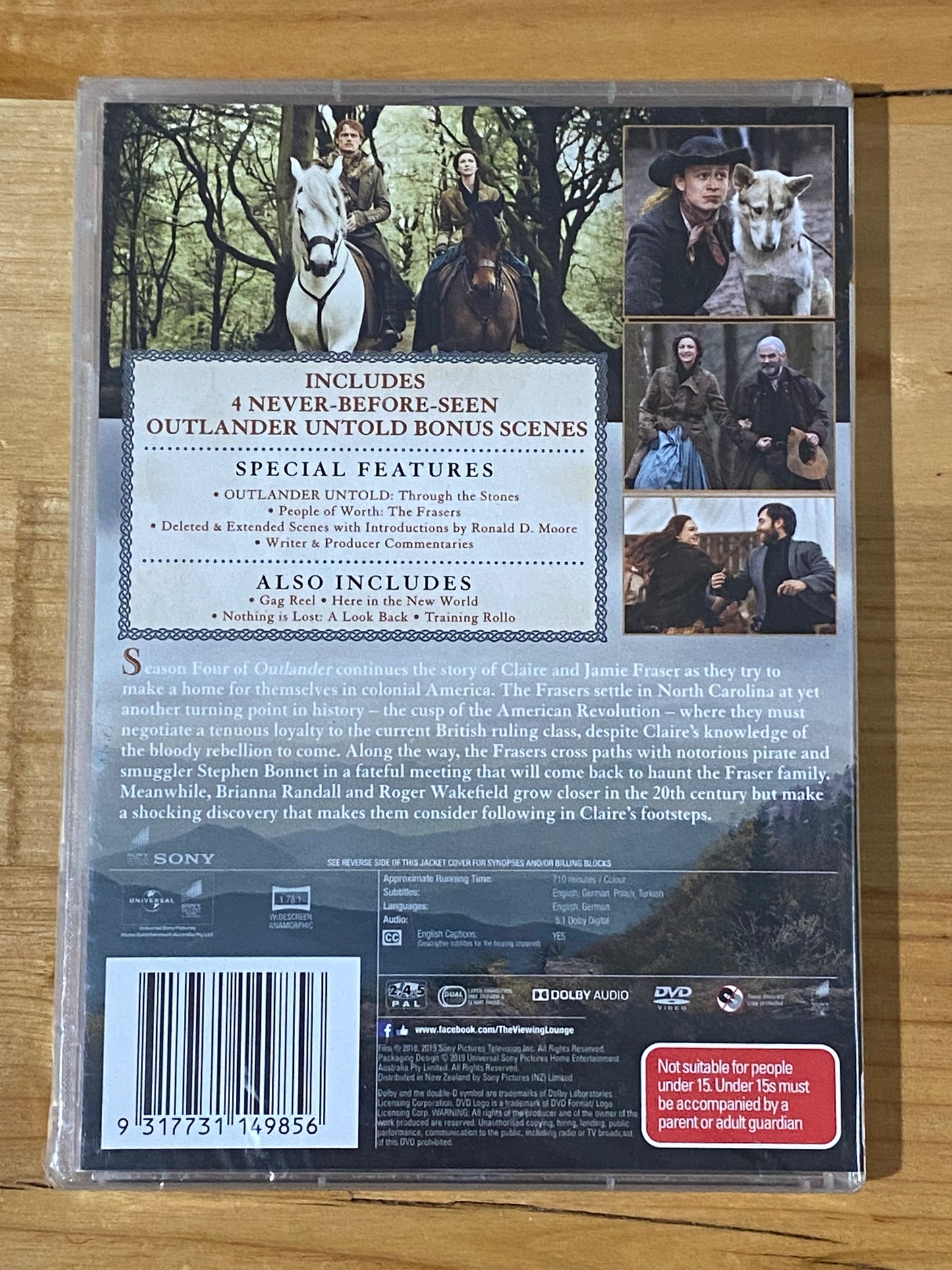 Outlander Season 4 DVD 5-Disc PAL 4 New Sealed