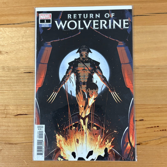Return of Wolverine (2018) #1 John Tyler Christopher Incentive Variant