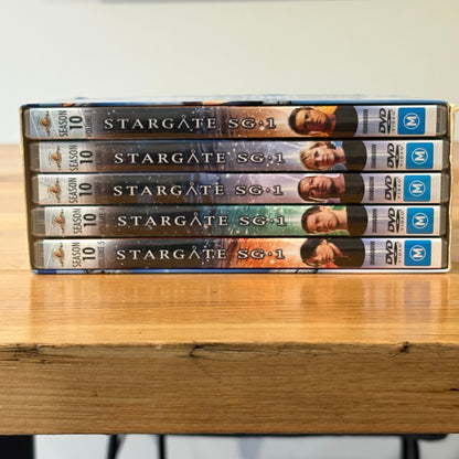 Stargate SG-1 Seasons 9 and 10 DVD Sci-fi Box-Sets PAL 4 VGC