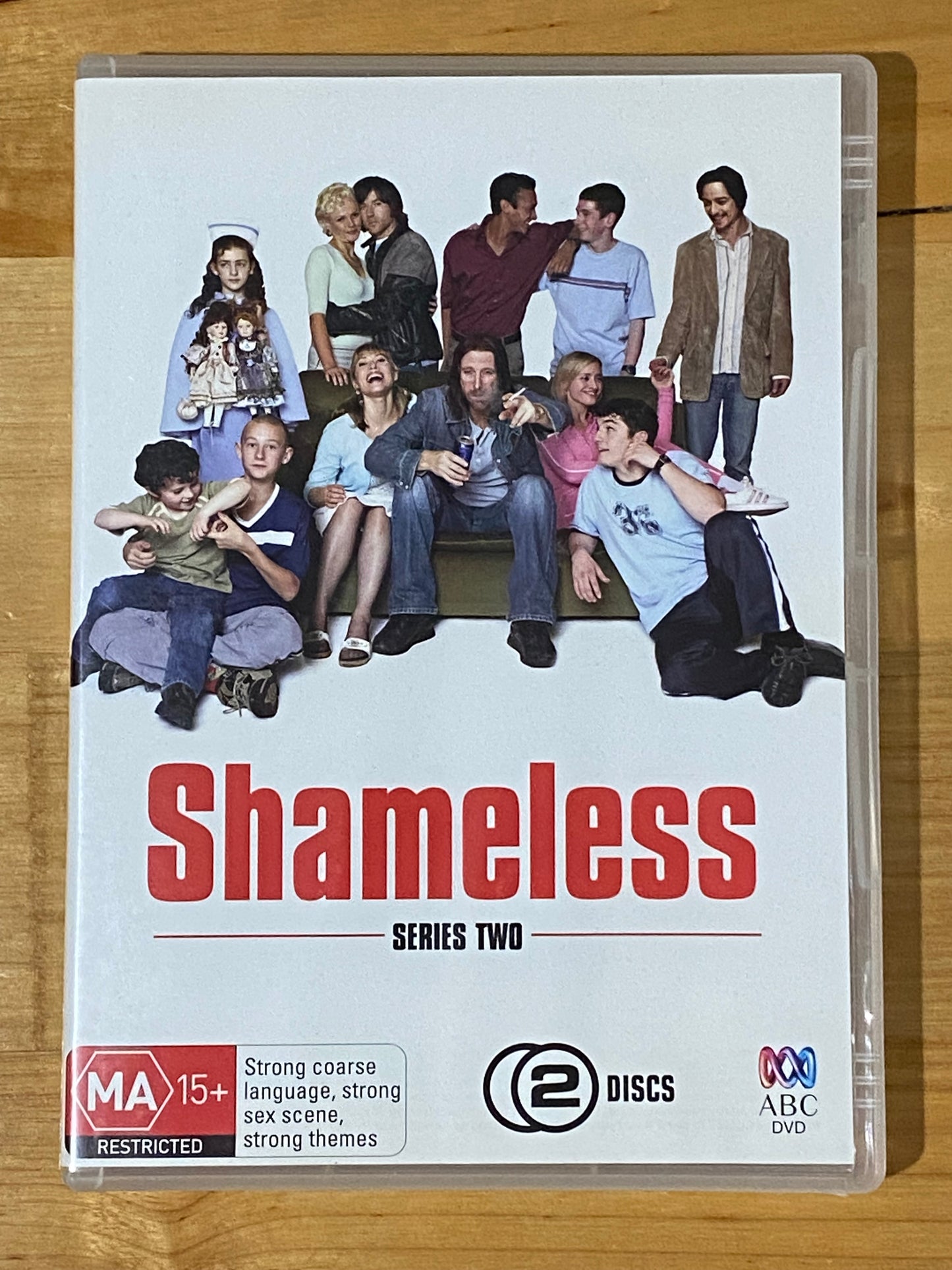 Shameless Series 1-4 DVD British Comedy David Threlfall James McEvoy PAL 4 VGC