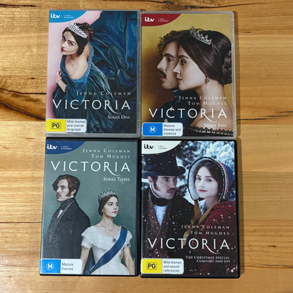 Victoria Series 1-3 and Christmas Special DVD Jenna Coleman ITV Studios PAL4 VGC