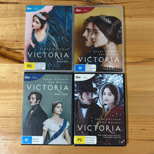 Victoria Series 1-3 and Christmas Special DVD Jenna Coleman ITV Studios PAL4 VGC