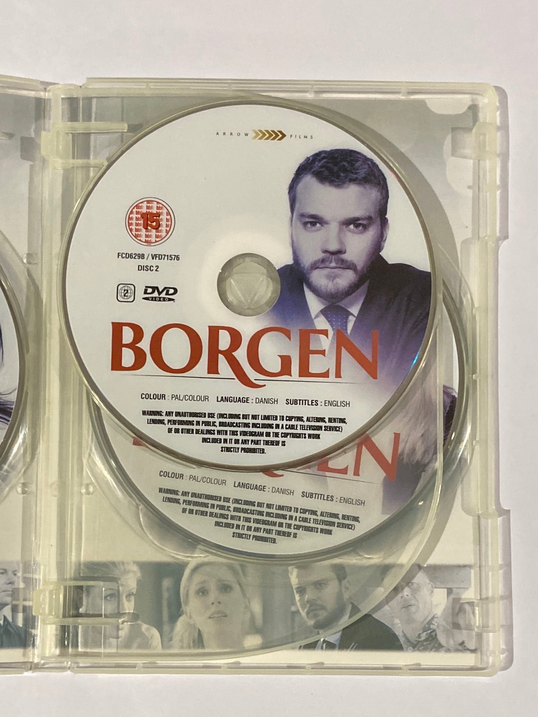 Borgen: The Complete First & Second Season DVD Danish Drama PAL 4 VGC