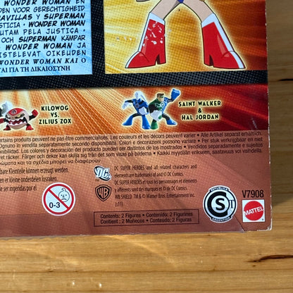 DC Universe Action League Superman vs Wonder Woman 2011 New Sealed