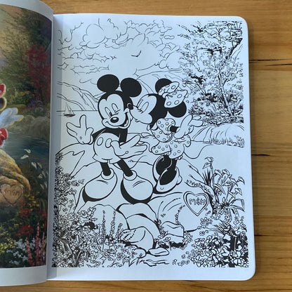 Disney Dreams Collection Colouring Book Thomas Kinkade Paperback 2017 GD