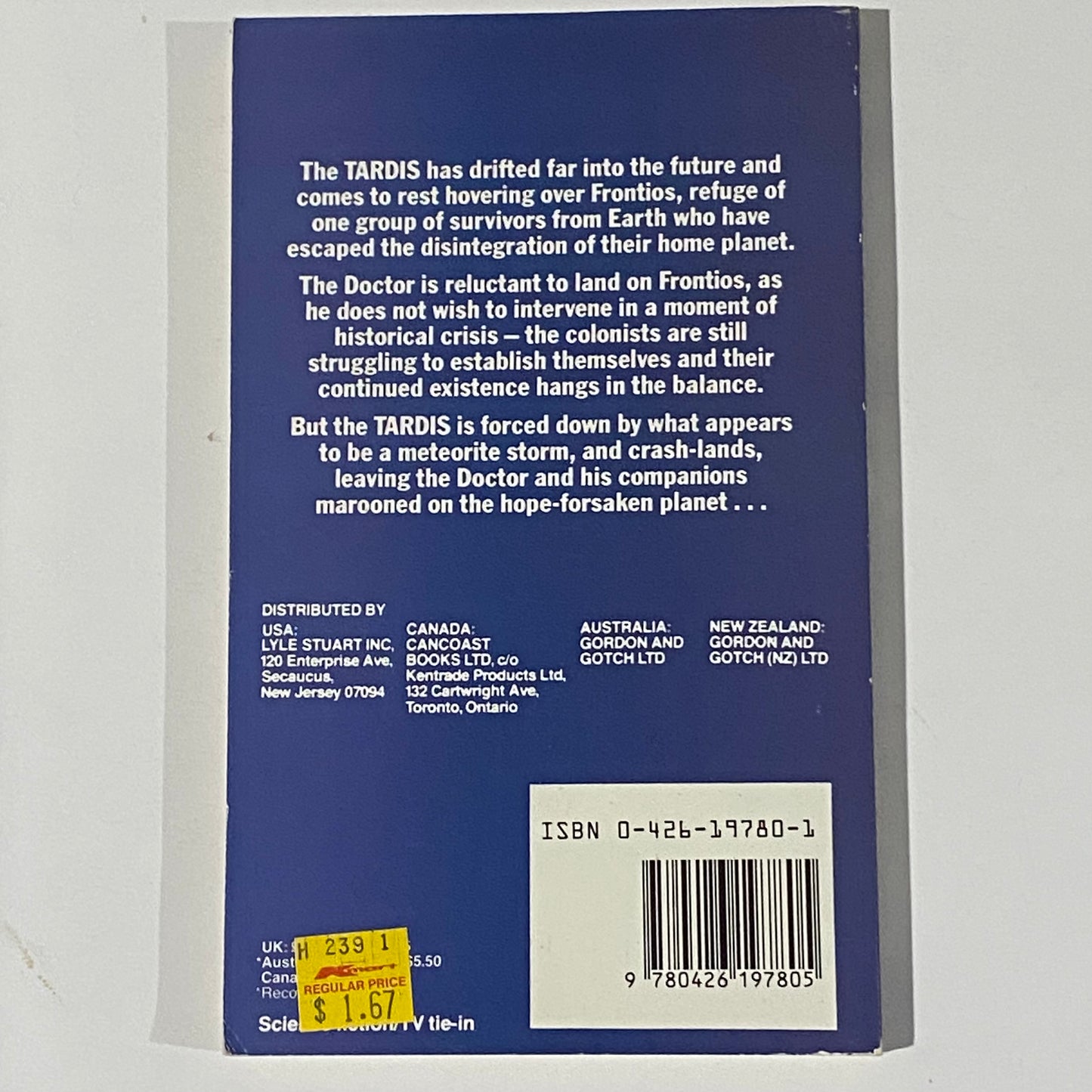 Doctor Who Paperback Novel Bundle VTG Peter Grimwade Target Books VGC