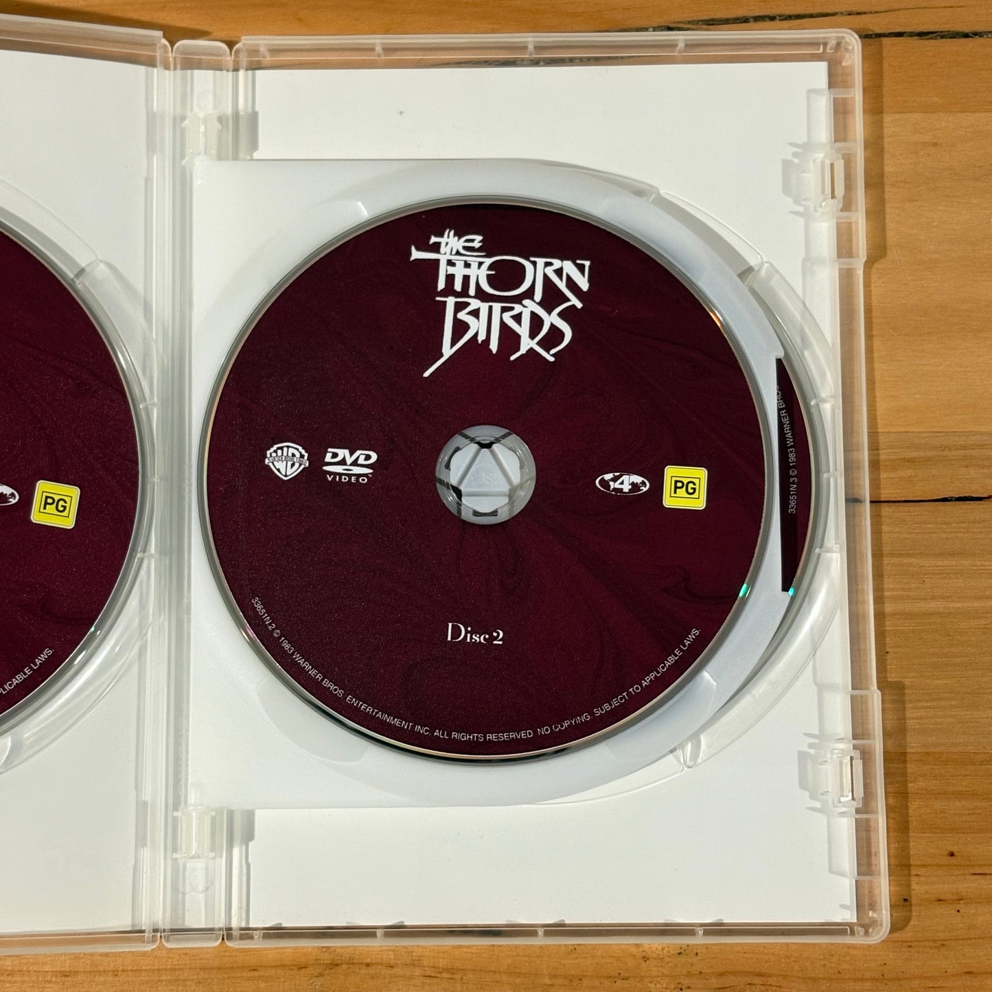 The Thorn Birds & The Missing Years DVD Richard Chamberlain PAL 4 VGC
