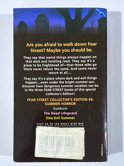 R.L. Stine Fear Street Collector's Edition #2 - #6 1998 Paperback Good Condition