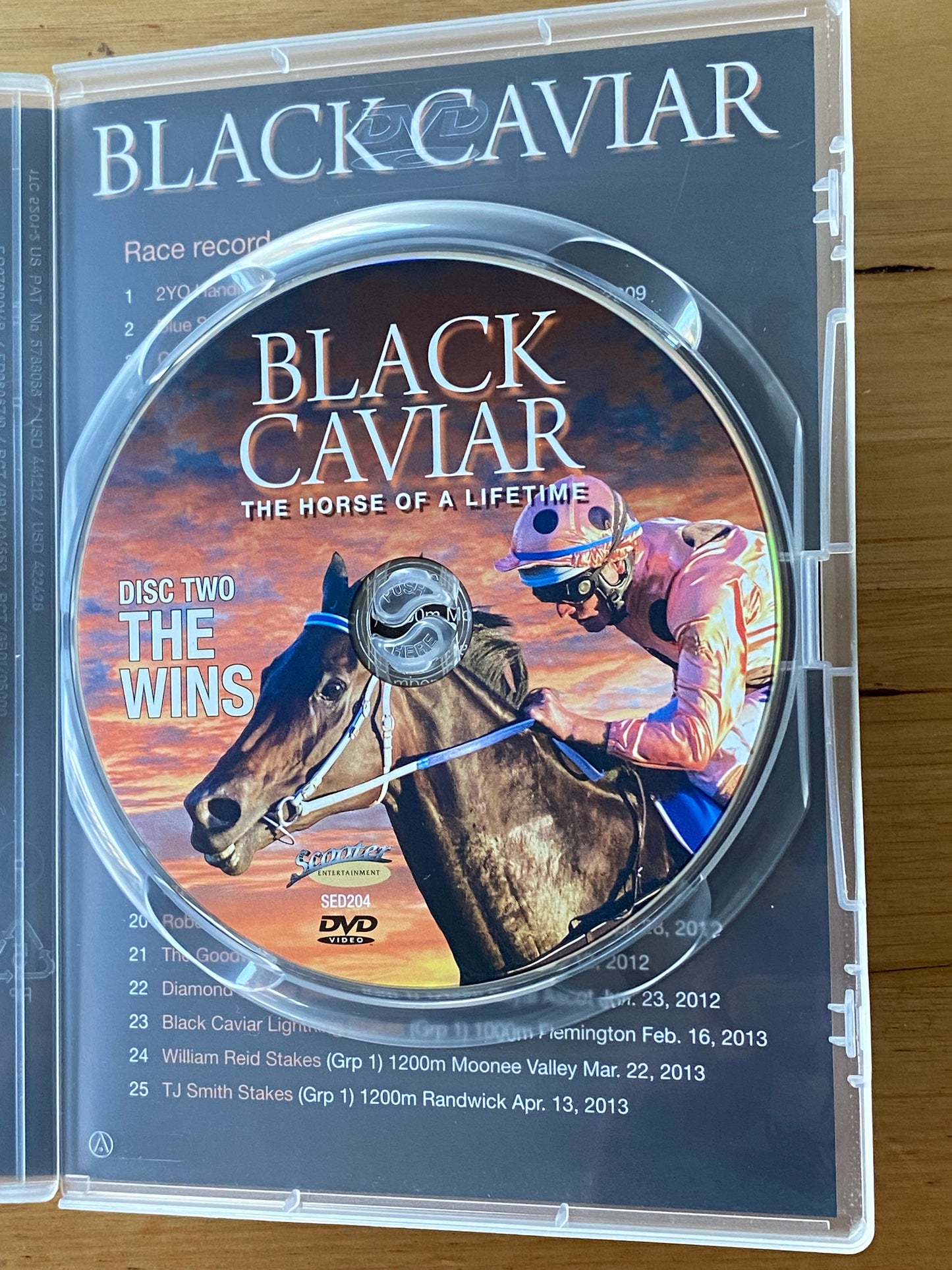 Black Caviar & Makybe Diva DVD 2 Pack Bundle Horse Racing PAL 4 VGC