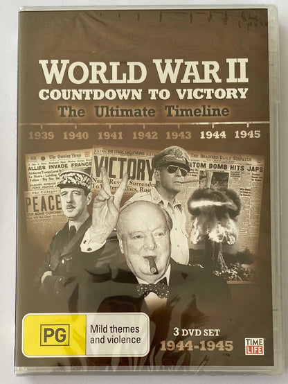 World War Two Countdown to Victory DVD The Ultimate Timeline Time Life 11-Disc Set VGC