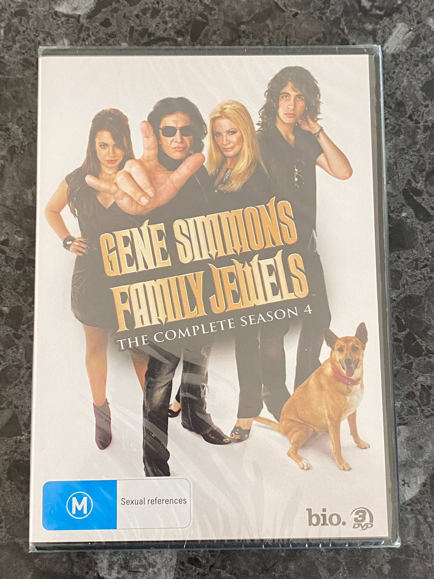 Gene Simmons Family Jewels Season 3-5 DVD 4-Disc Set PAL 4 Sealed