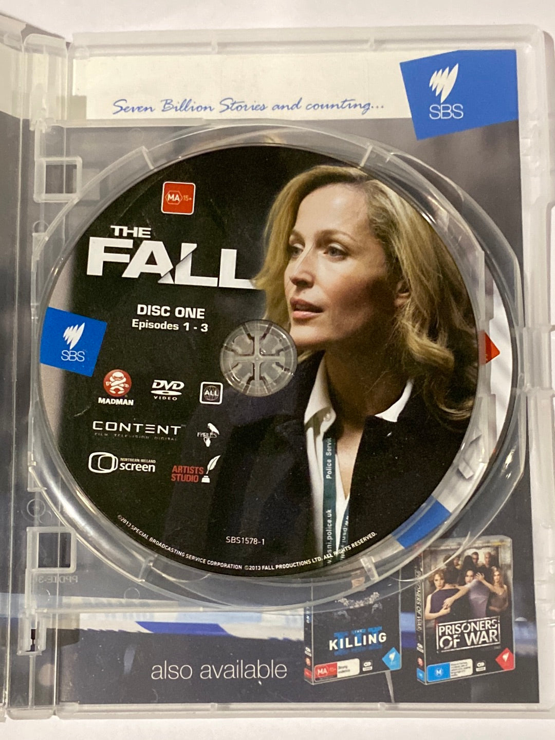 The Fall DVD Series 1-3 Gillian Anderson Jamie Dornan PAL 4 VGC